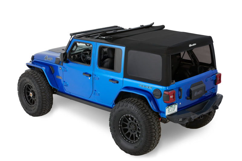 Bestop 18-26 for Jeep Wrangler JL 4-Door Supertop (Premium Black Twill)