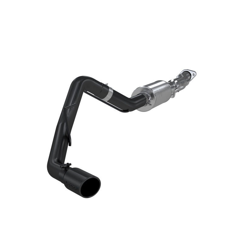 MBRP S5230BLK Armor BLK Cat-Back Exhaust - 3-Inch Single Side Exit | Black Coated Aluminized