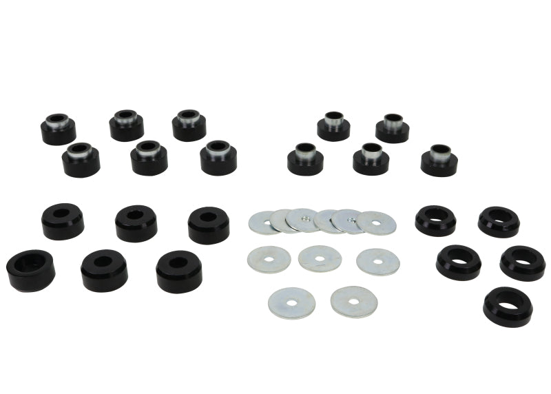 Whiteline W93547 Body Mount Bushing Set for 1997-2006 Jeep Wrangler