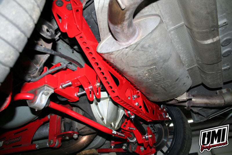 UMI Performance 2080-300-R Fabricated Watts Link 3in Axle Tubes Red