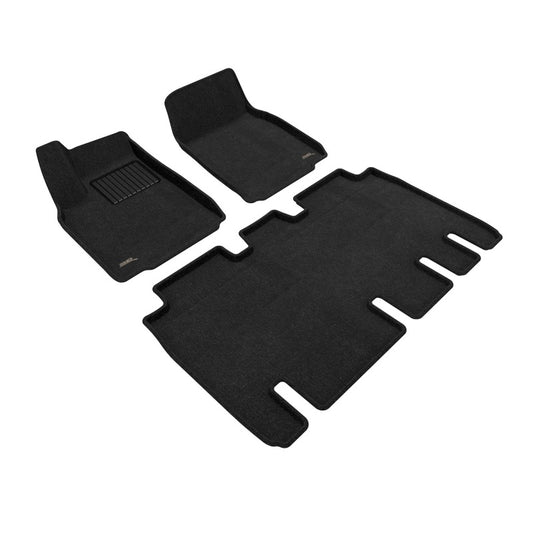 3D MAXpider Elegant Front & Rear Floor Mats for 2022-2024 Tesla Model X