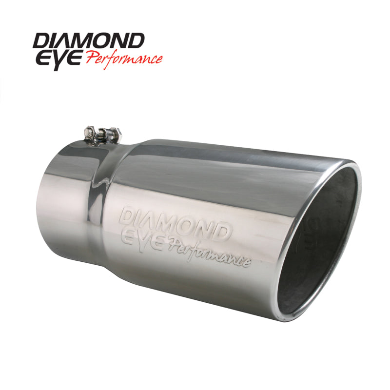 Diamond Eye 4512BRA-DE 4in Exhaust Tip | Aluminized