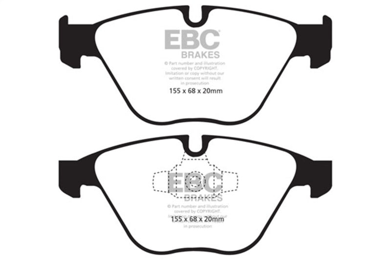 EBC 13+ BMW X1 2.0 Turbo (28i) Yellowstuff Front Brake Pads DP41512R