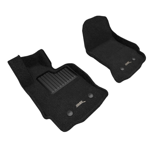 3D MAXpider Elegant Front & Rear Floor Mats for 2014-2019 Chevrolet Corvette C7