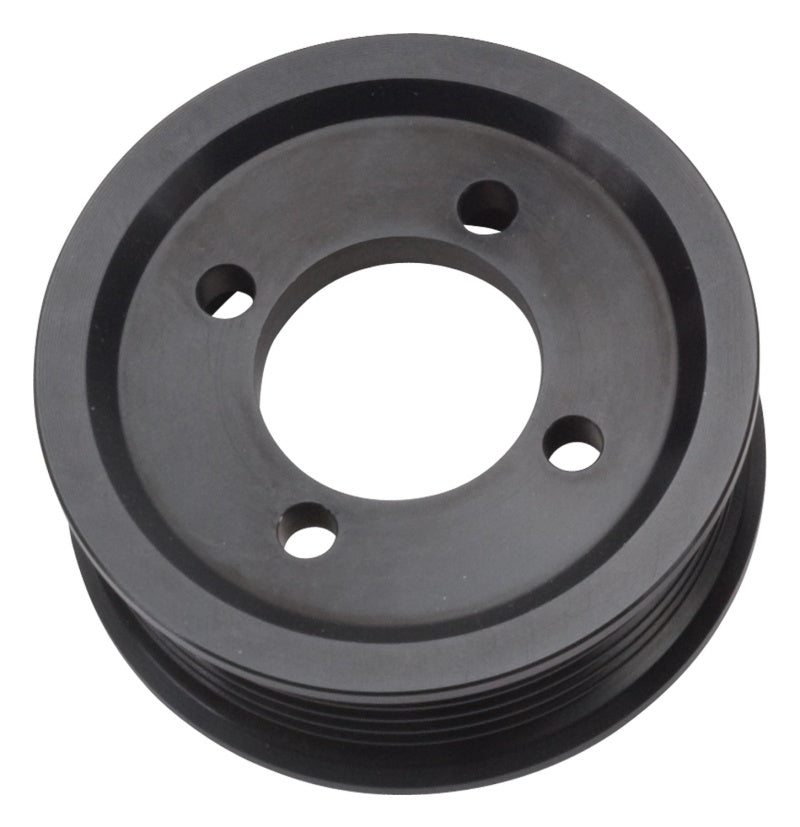 Edelbrock 15822 E-Force Supercharger Pulley 3.00 in 6-Rib Black
