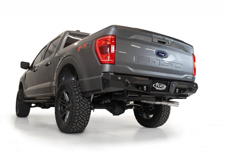 Addictive Desert Designs for 2021 Ford F-150 Stealth Fighter Rear Bumper w/ Back up Sensors