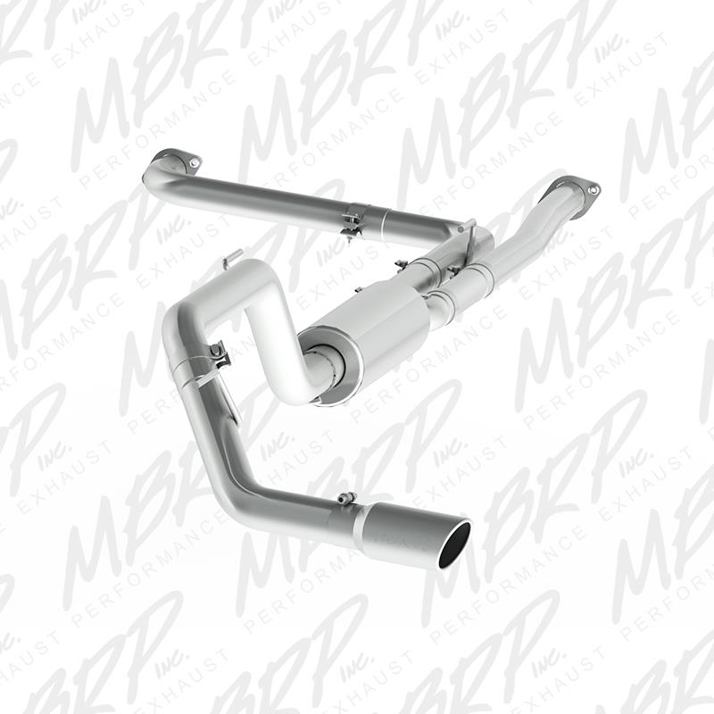 MBRP S5408AL Cat-Back Exhaust System - 2016-2020 Nissan Titan XD 5.6L | Aluminized