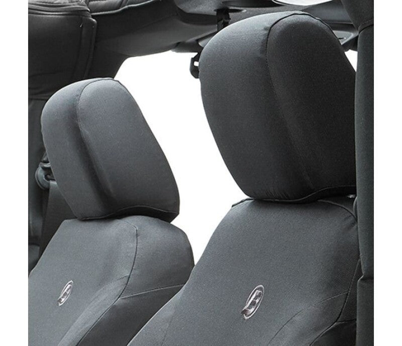 Bestop 07-12 Jeep Wrangler JK Front Seat Covers (Black Diamond)