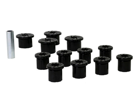 Whiteline W73469 Rear Leaf Spring Shackle Bushing Kit for 1984-1989 Toyota 4Runner, 1984-1989 Toyota Pickup