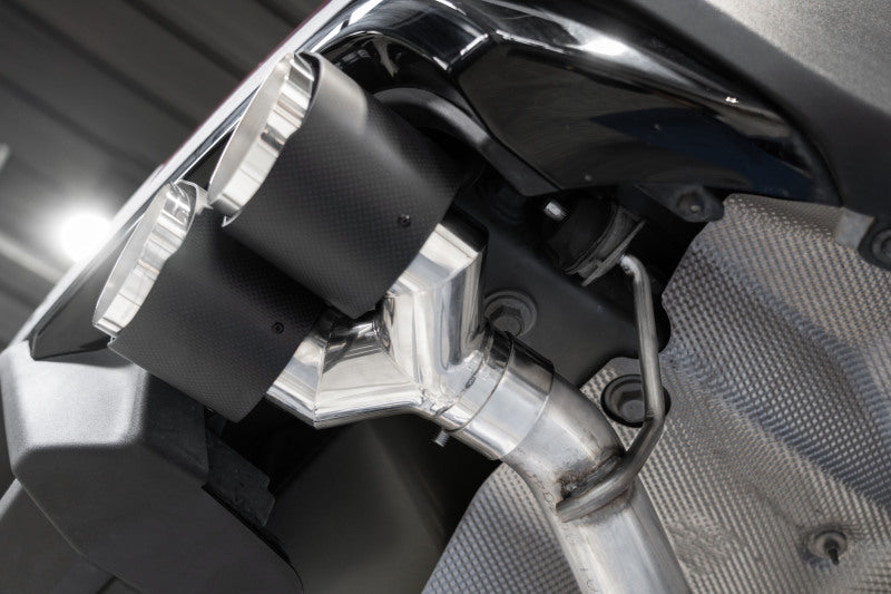 MBRP S5203AL 20-21 Ford Explorer ST 3.0L EcoBoost Dual Rear Exit Axle Back w/ Quad Tip AL Exhaust System - #S5203AL