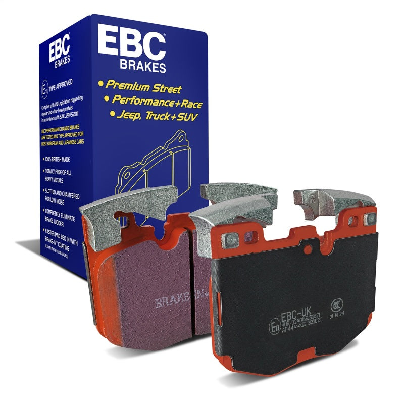 EBC 2017+ BMW 530 2.0L Turbo (G30) Redstuff Front Brake Pads DP32302C