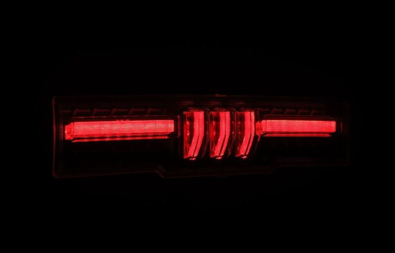 AlphaRex 220040 21-24 Toyota GR86 / 21-24 Subaru BRZ NOVA-Series Prismatic LED Fourth Brake Light Black Clear