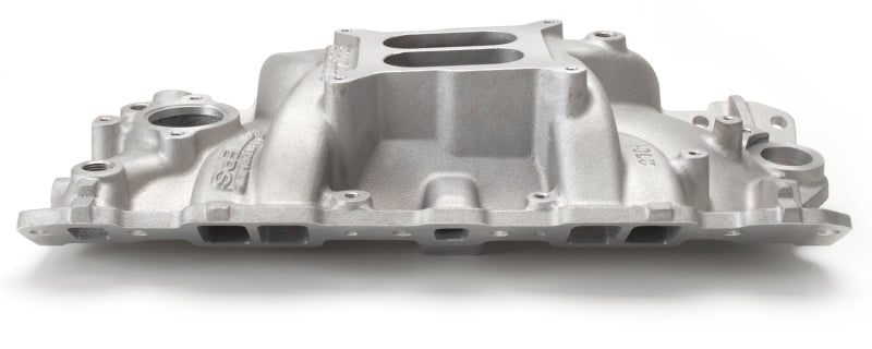 Edelbrock 2701 Performer EPS Intake Manifold Natural for Small Block Chevrolet
