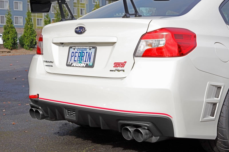 PERRIN 15-21 Subaru WRX/STI / 24-26 Crosstrek / 25-26 Forester Tow Hook Kit (Rear) -  Red