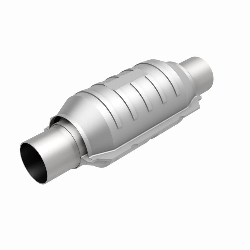 MagnaFlow 51205 Conv Univ 2.25in Inlet/Outlet Center/Center Round 9in Body L x 5.125in W x 13in Overall L - #51205