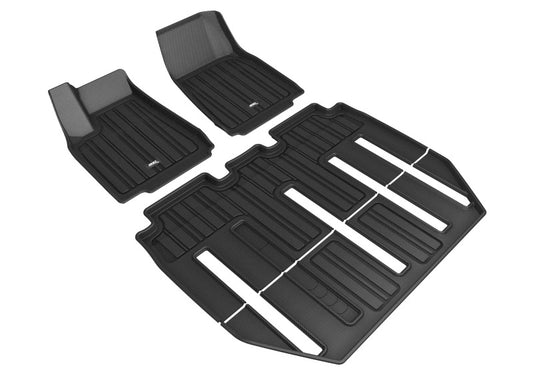 3D MAXpider Elitect 3rd Row Floor Mats for 2017-2021 Tesla Model X