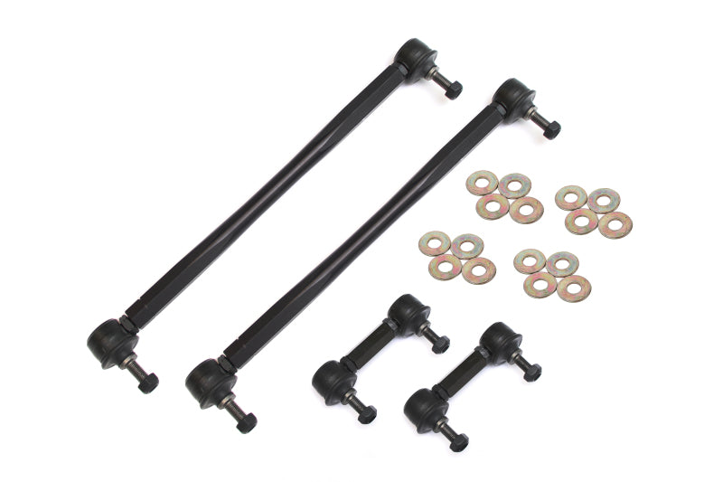 BMR 2010-2011 5th Gen Camaro Front and Rear Sway Bar End Link Kit - Black