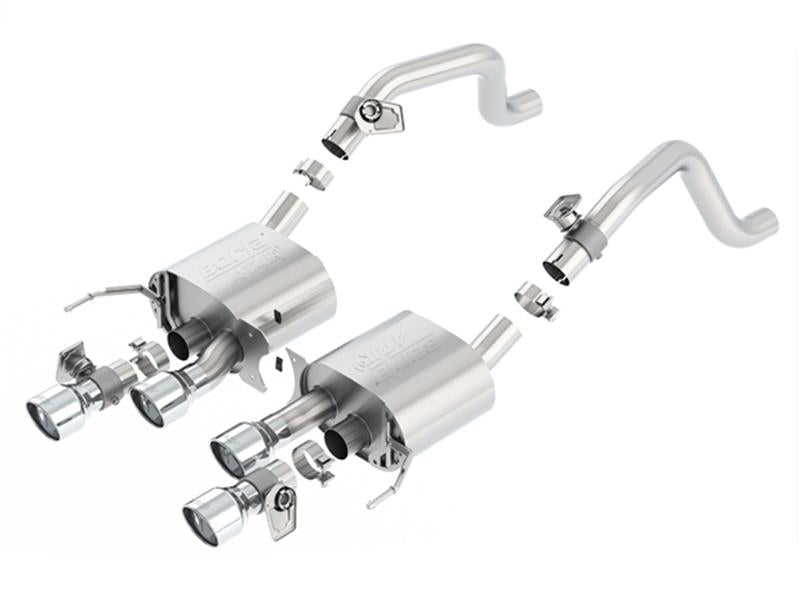 Borla 11875 2014 Chevrolet Corvette C7 6.2L 8cyl ATAK Exhaust w/ NPP Dual Mode (rear section only) - #11875