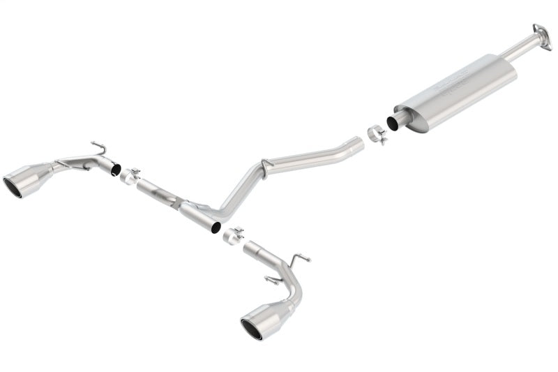 Borla 140496 13-15 Scion FR-S 2.0L 4cyl 6spd / 13 Subaru BRZ 2.0L 4cyl 6spd SS Catback Exhaust - #140496