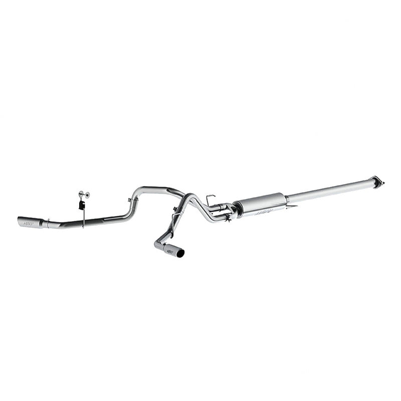 MBRP S5254AL Armor Lite Cat-Back Exhaust - 2.5-Inch Dual Side Exit | Aluminized