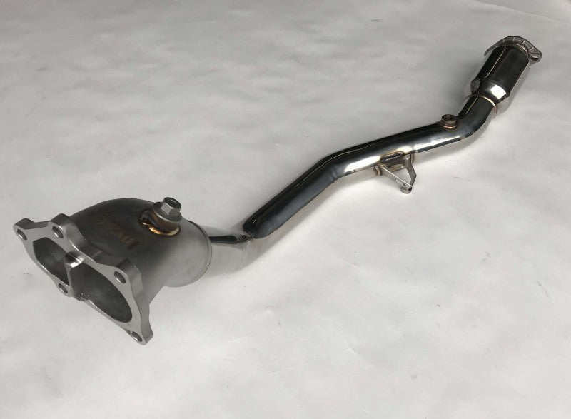 Invidia HS08SW1DOCB 08-14 Subaru WRX/STI 05-09 Legacy GT Manual Lower cat Down pipe Extra O2 bung