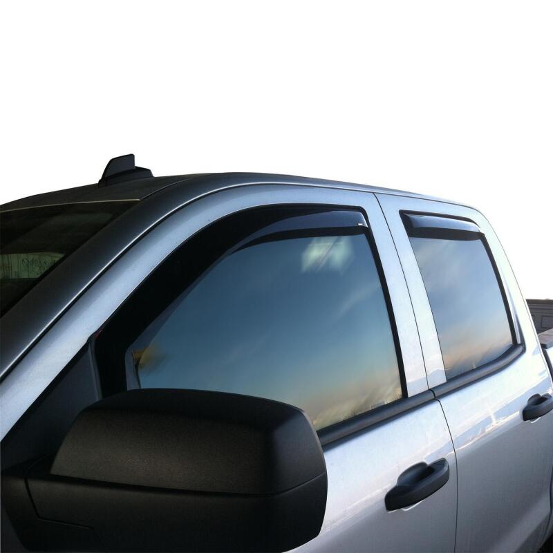 Westin 72-39417 In-Channel Deflectors for 2014-2019 Chevrolet Silverado / GMC Sierra Smoke