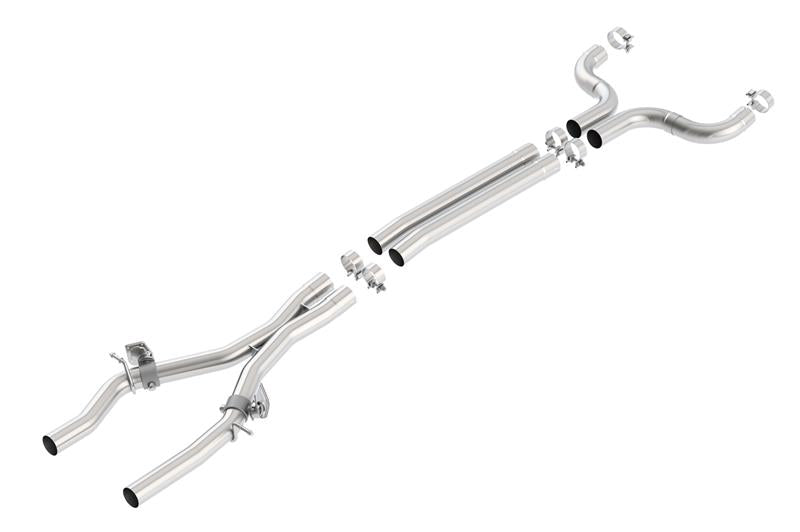 Borla 60610 2016 Camaro SS 6.2L V8 X-Pipe w/ Mid Pipes w/ AFM Valves - #60610