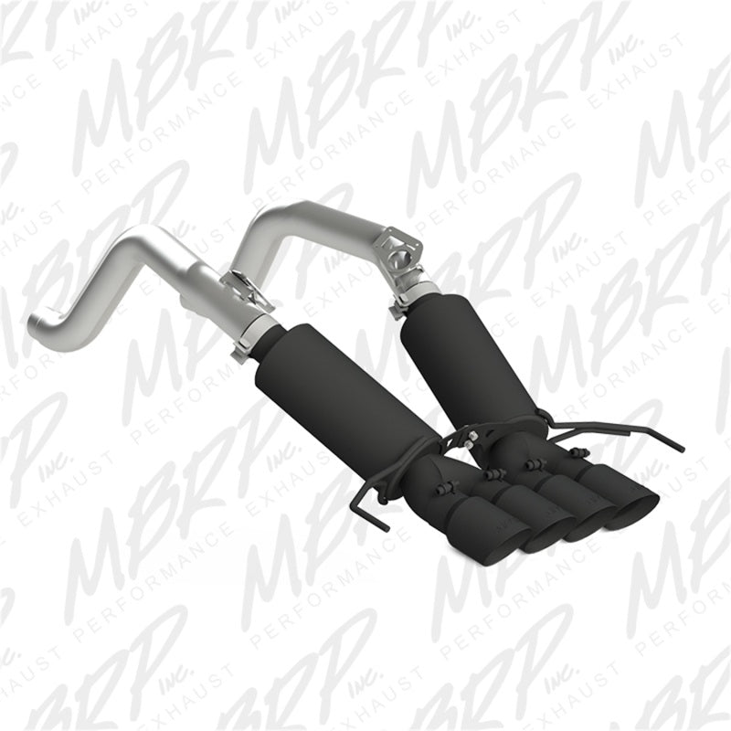 MBRP S7030BLK Cat-Back Exhaust System - 2014-2019 Chevrolet Corvette | Black Coated