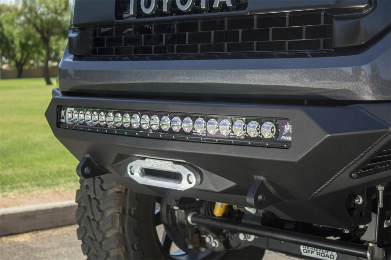 Addictive Desert Designs for 2014+ Toyota Tundra Stealth Fighter Front Bumper w/Winch Mount & Sensors