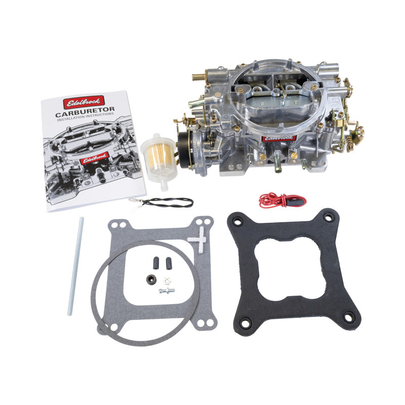 Edelbrock 1400 Carburetor Performer Series 4-Barrel 600 CFM Electric Choke Satin Finish