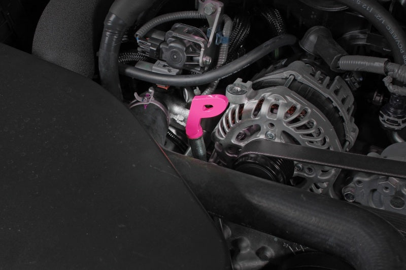 PERRIN 15-26 Subaru WRX & 13-26 BRZ/FR-S/86/GR86 Dipstick Handle P Style - Hyper Pink