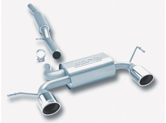 Borla 14957 01-06 Audi TT Quattro 1.8T 225HP MT AWD 2dr Single Split Rear Exit SS Catback Exhaust - #14957
