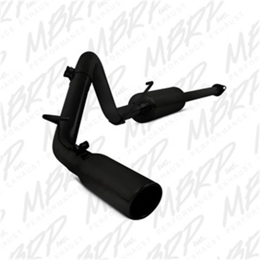MBRP S5326BLK 2.5" Cat-Back Exhaust System - 2005-2015 Toyota Tacoma 4.0L V6 | Single Side Exit, Black Coated