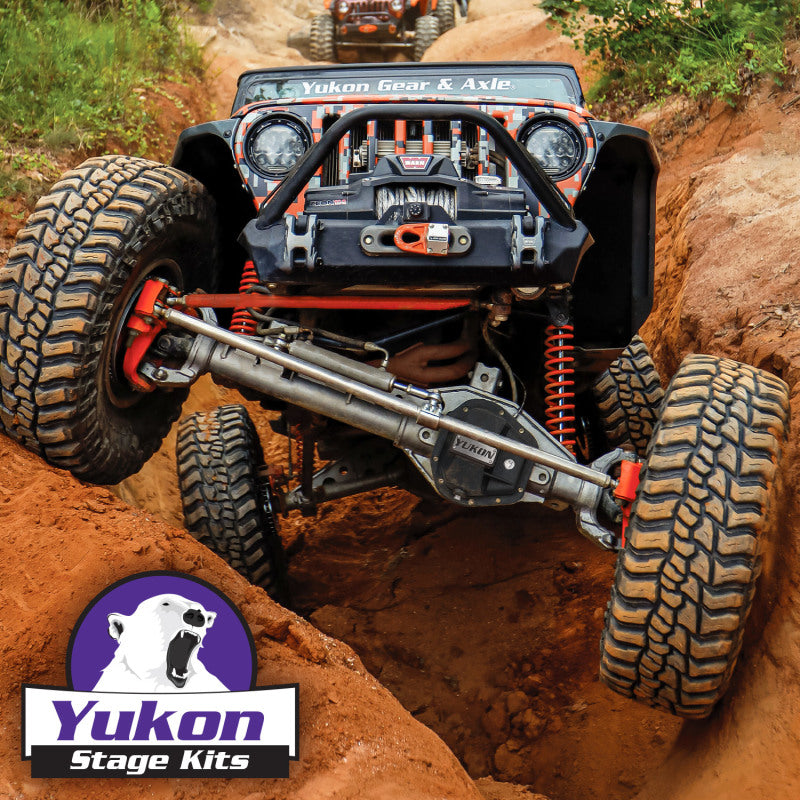 Yukon Gear & Axle YGK074STG2 High Stage 2 for Jeep JL Re-Gear Kit with Covers Dana 30/35 4.88 Ratio 24 Spline