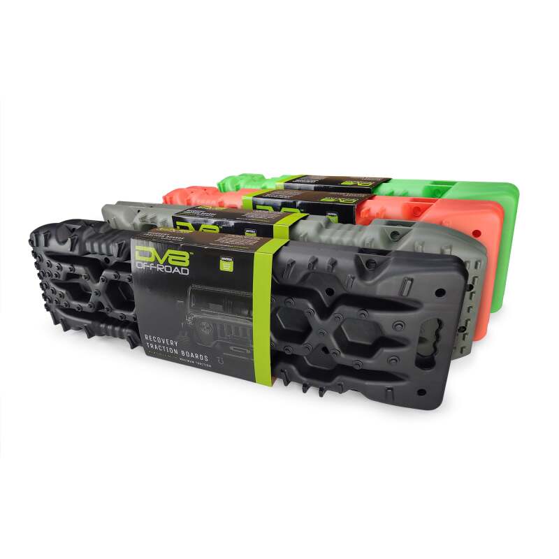 DV8 Offroad Recovery Traction Boards w/ Carry Bag - Olive - #RTB1-01OL