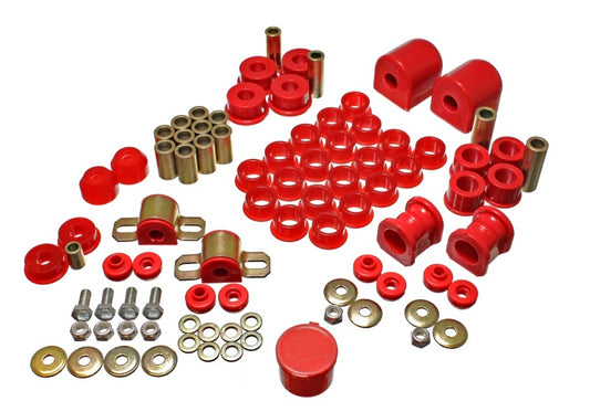 Energy Suspension for 1991-1994 Sentra Red Hyper-Flex Master Bushing Set 7.18104R