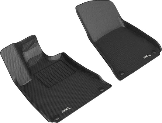 3D MAXpider Kagu Front Floor Mats for 2013-2018 Maserati Ghibli