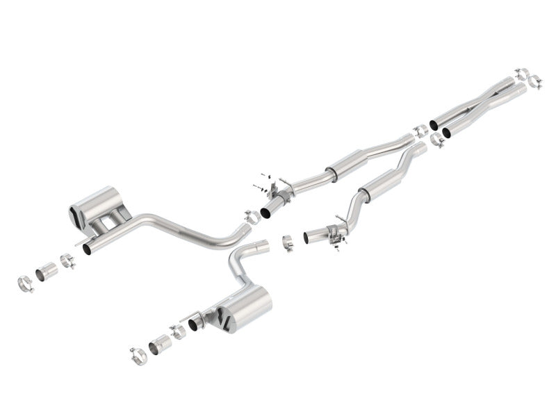 Borla 140640 2015 Dodge Challenger SRT/392 Hemi 6.4L V8 S-TYPE Catback Exhaust w/ Valves Factory Bezel - #140640
