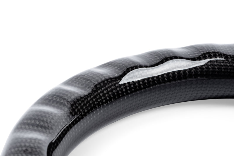 APR 15-26 Volkswagen Golf R/GTI/Jetta (MK7) Carbon Fiber/Silver Stitch Steering Wheel (Non Paddles)