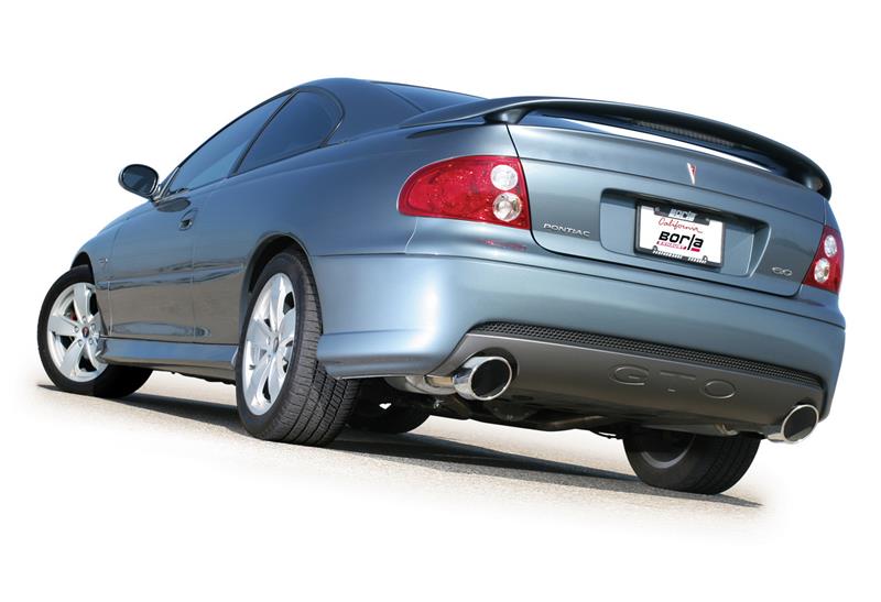 Borla 140165 05-06 Pontiac GTO Coupe 2dr 6.0L 8cyl AT/MT 4spd/6spd RWD SS Catback Exhaust w/ inXin Pipe - #140165