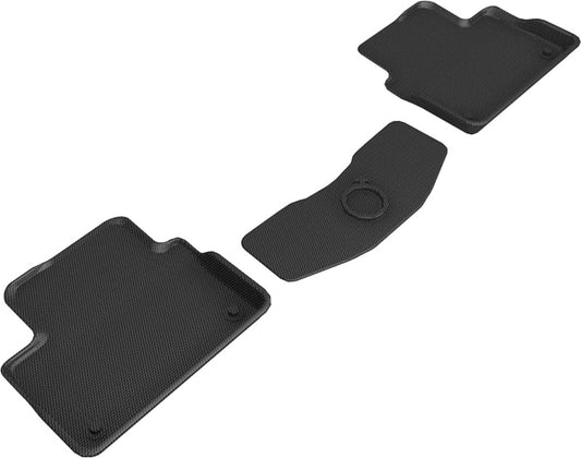 3D MAXpider Kagu Rear Floor Mats for 2019-2020 Volvo S60/V60/V60 Cross Country