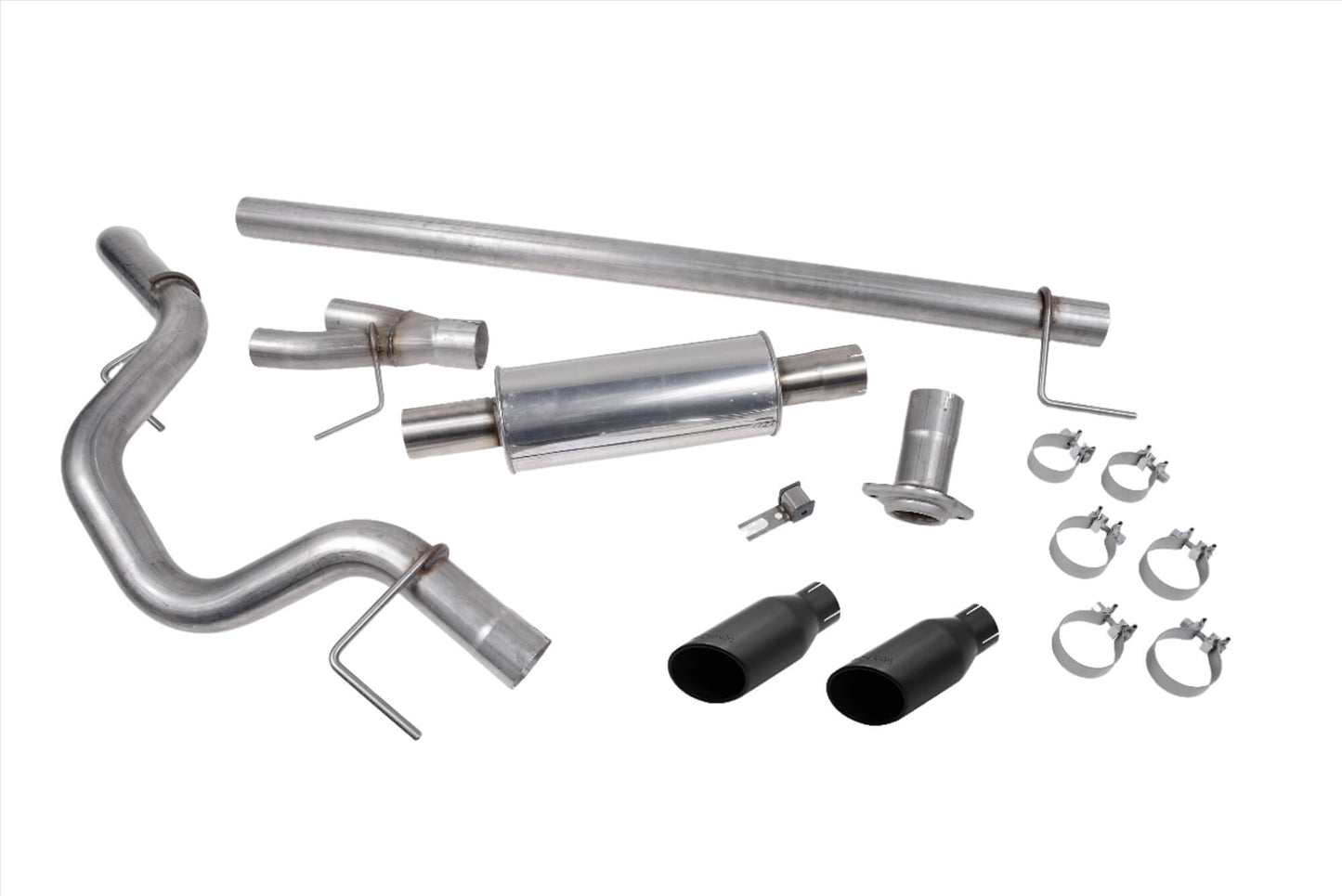 Roush Side Exit Cat-Back Perf Exhaust for 21-24 Ford F-150 Black Tips 422266-BLK