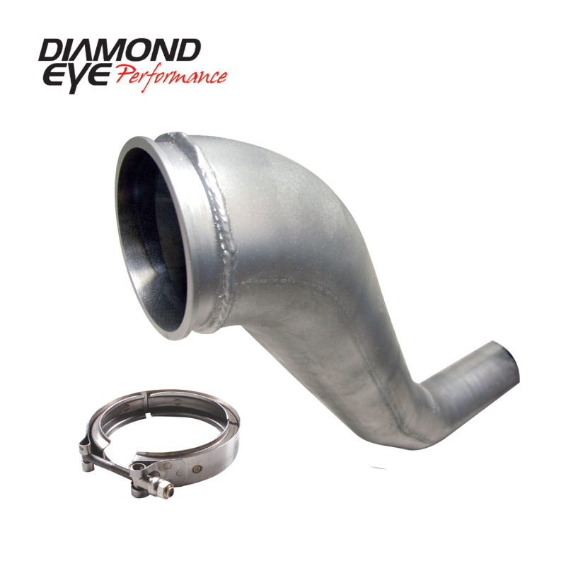 Diamond Eye 221043 4in Downpipe - 1998-2002 Dodge Ram 2500/3500 | Aluminized