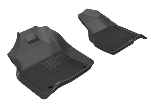 3D MAXpider Kagu Front Floor Mats for 2012-2020 Dodge Quad 2500 / Ram 1500 / Ram 3500