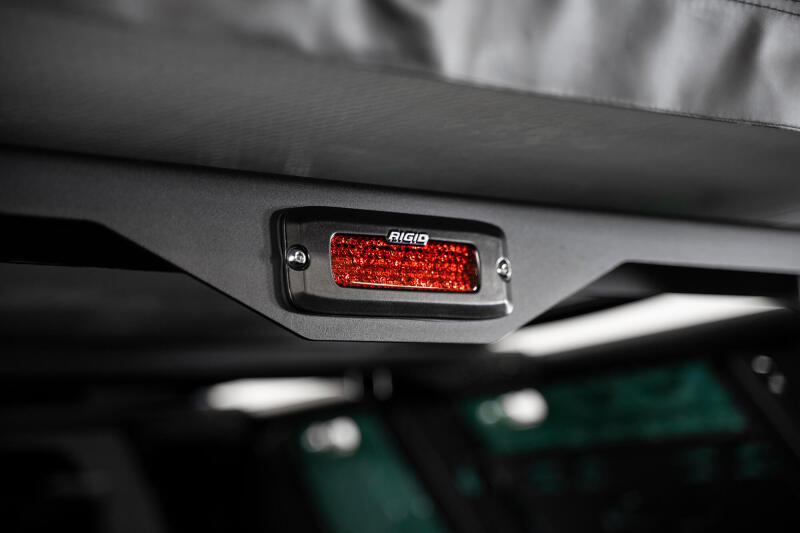 Addictive Desert Designs for 2015+ Ford F-150 Overlander Chase Rack w/ 3rd Brake Light - Hammer Black
