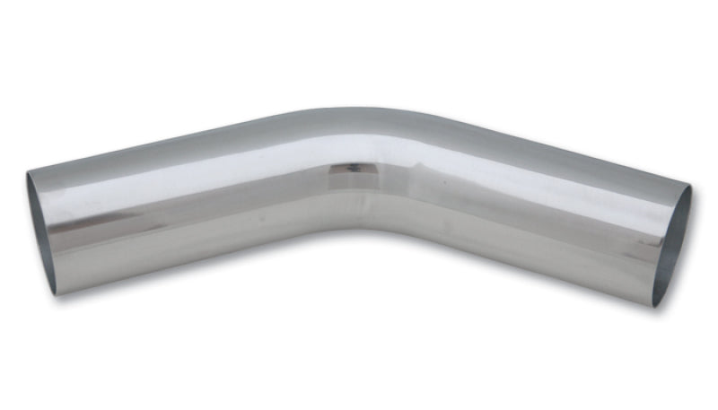 Vibrant 3.25in O.D. Universal Aluminum Tubing (45 Degree) 3.25in CLR 5in Leg