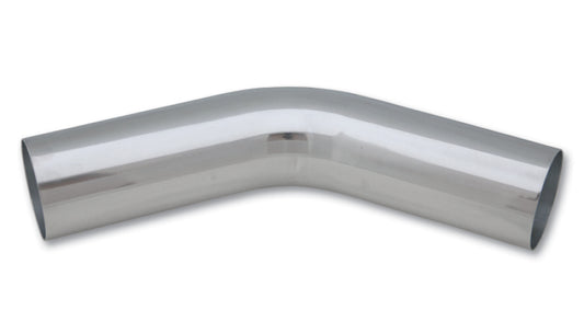 Vibrant 3.25in O.D. Universal Aluminum Tubing (45 Degree) 3.25in CLR 5in Leg