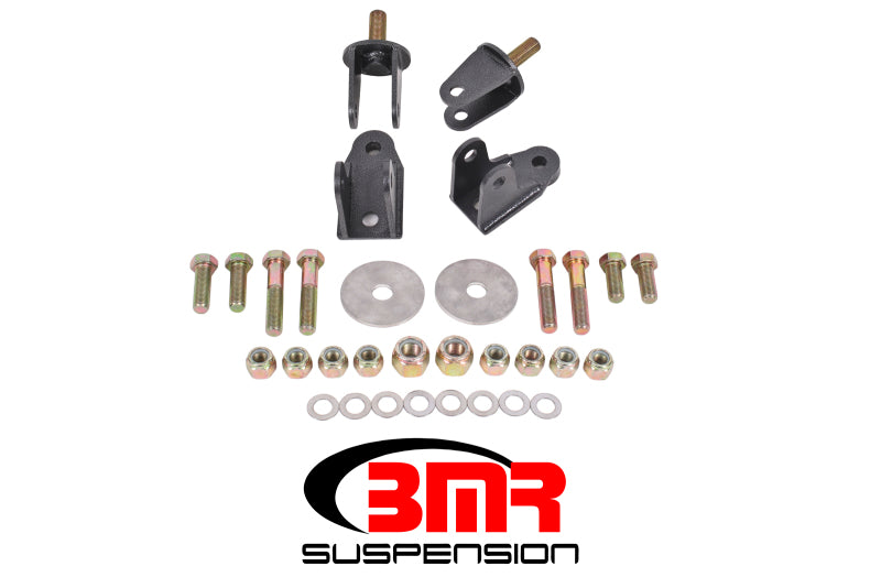 BMR 1979-2004 Fox Mustang Rear Coilover Conversion Kit without Control Arm Bracket - Black Hammertone