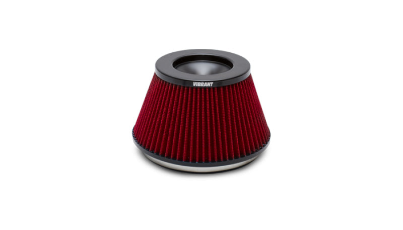 Vibrant The Classic Perf Air Filter 5in OD Conex3-5/8in Tallx6in ID Bellmouth