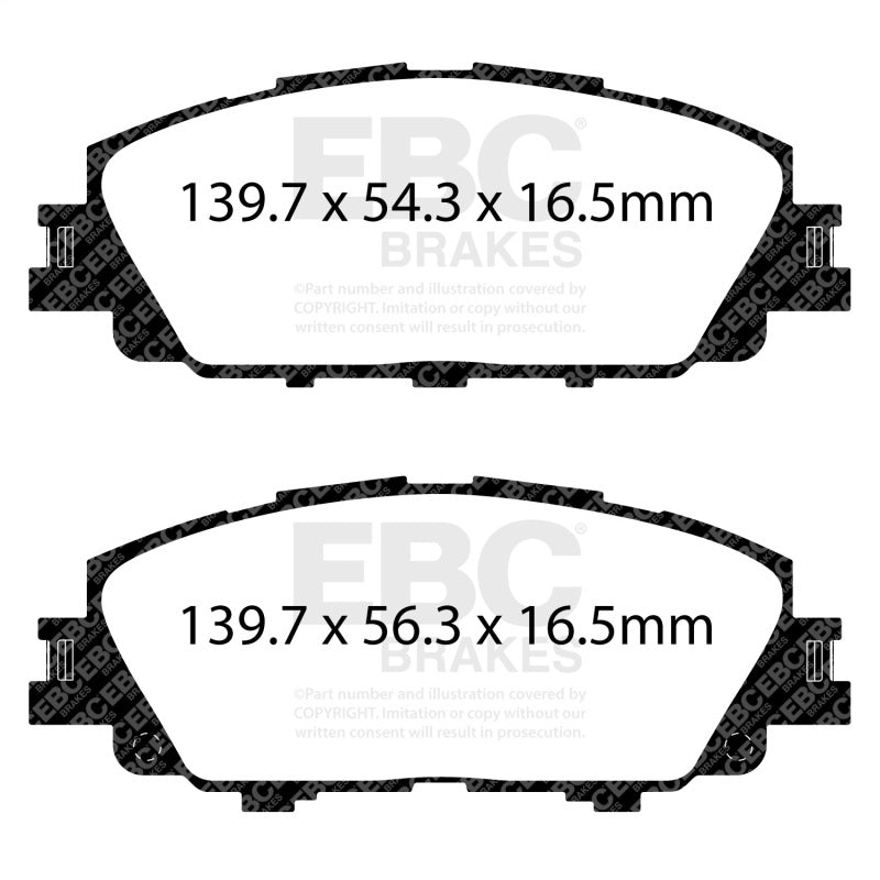 EBC 2019+ Toyota Corolla Hatchback Yellowstuff Front Brake Pads DP43099R